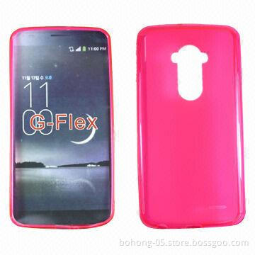 Matte inner/smooth outer TPU case for LG G-Flex, different colors are available
